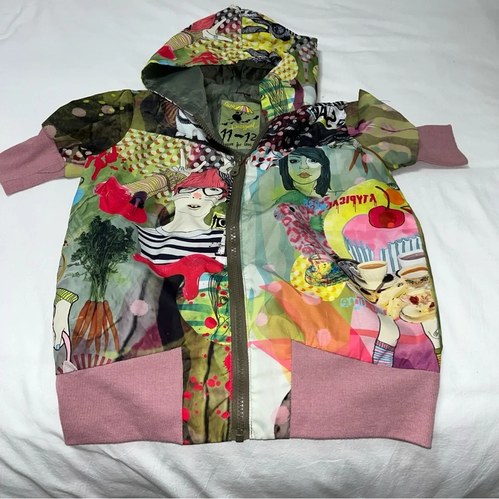 Desigual Multicolor Graphic Jacket
